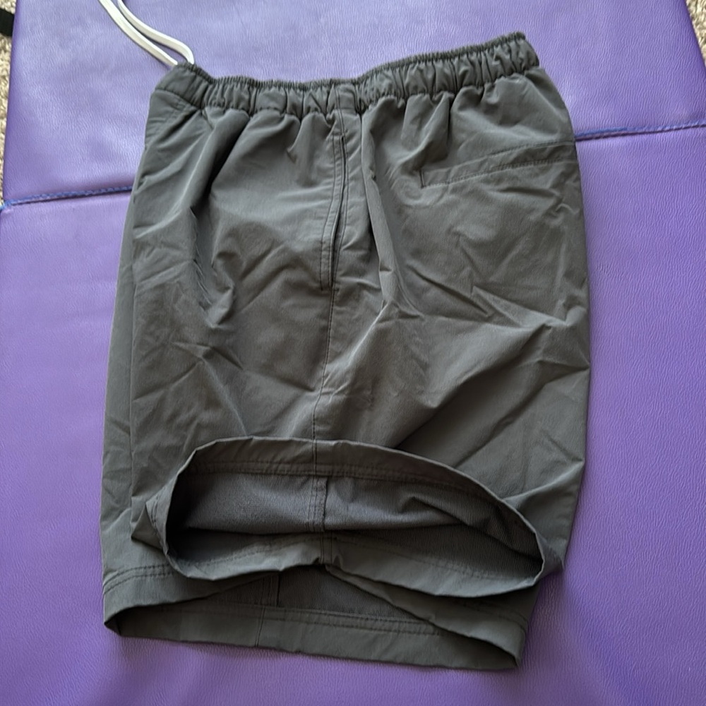 Gray Drawstring Athletic Shorts Spuds - image 5
